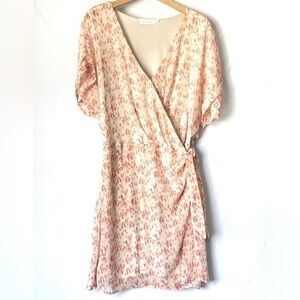 ALL in Favor Simone Floral Wrap Front Minidress